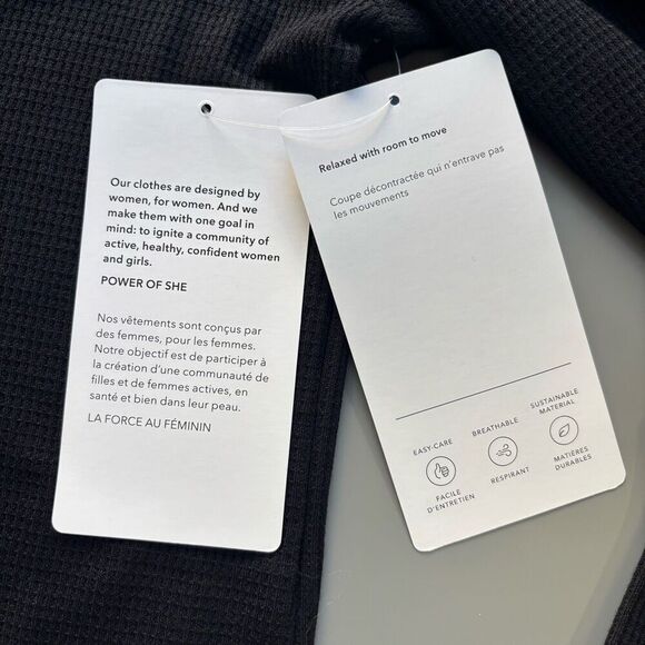 Athleta wind down sleep top black small - Picture 10 of 12